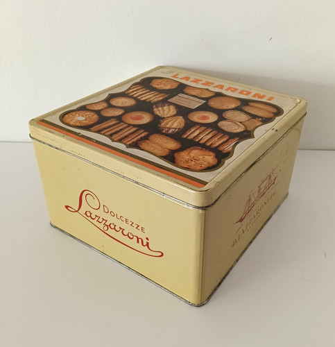 Scatola latta vintage - scatola,