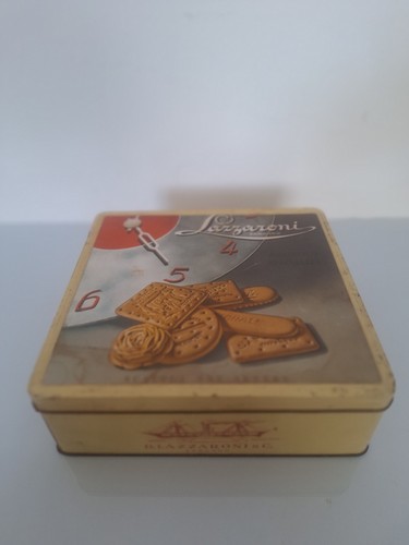 Scatola vintage latta - in,