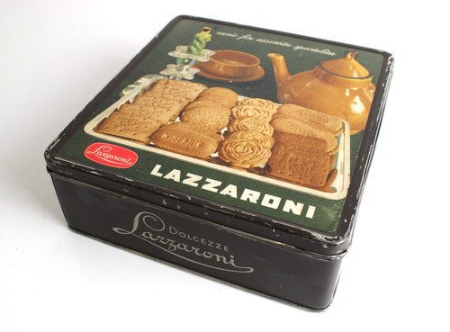Scatola latta vintage - in,