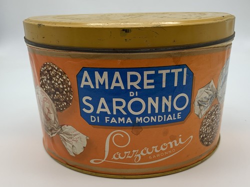 Scatola latta amaretti di - latta,