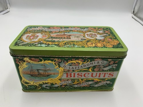 Scatola latta biscuts - in,