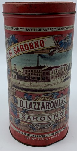 Scatola latta amaretti di - amaretti,
